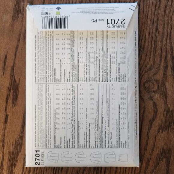 Simplicity 2701 Project Runway Misses Dress SIzes 12-14-16-18-20 New Uncut - Picture 2 of 3